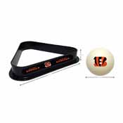 Cincinnati Bengals Cue Ball & Ball Rack, 773-1023