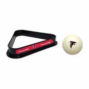 Atlanta Falcons Cue Ball & Ball Rack, 773-1030