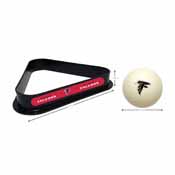 Atlanta Falcons Cue Ball & Ball Rack, 773-1030
