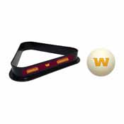 Washington Commanders Cue Ball & Ball Rack, 773-1041