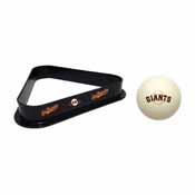 San Francisco Giants Cue Ball & Ball Rack, 773-2012