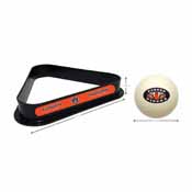 Auburn University Cue Ball & Ball Rack, 773-3002