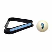 University of North Carolina Cue Ball & Ball Rack, 773-3052
