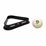 Pittsburgh Penguins Cue Ball & Ball Rack, 773-4031