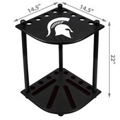 Michigan State Corner Cue Rack, 778-3016