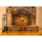 Boston Bruins Fireplace Screen, 836-4001