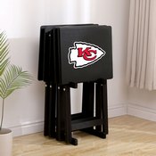 Kansas City Chiefs TV Trays wtih Stand, 86-1006