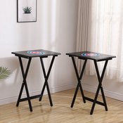 Chicago Cubs 4 TV Trays with Stand, 86-2005