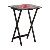 University of Nebraska TV Trays W/Stand, 86-3010