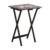 Ohio State TV Trays W/Stand, 86-3015