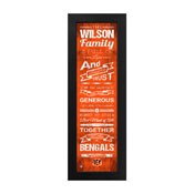 Cincinnati Bengals Family Cheer Custom Print, FCHL1B06BENG