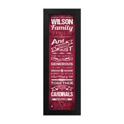 Arizona Cardinals Family Cheer Custom Print, FCHL1B06CARD