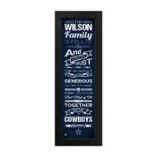 Dallas Cowboys Family Cheer Custom Print , FCHL1B06COWB