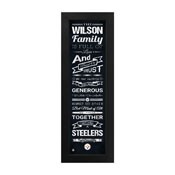 Pittsburgh Steelers Family Cheer Custom Print, FCHL1B06STEE