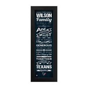 Houston Texans Family Cheer Custom Print, FCHL1B06TEXA