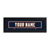 Chicago Bears Name Plate Custom Print, FSUL1B06BEAR