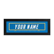 Los Angeles Chargers Name Plate Custom Print, FSUL1B06CHAR