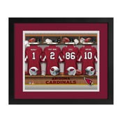 Arizona Cardinals Locker Room Custom Print, MLR13FBBNFCARD