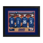 New York Giants Locker Room Custom Print, MLR13FBBNFGIAN