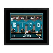 Jacksonville Jaguars Locker Room Custom Print, MLR13FBBNFJAGU