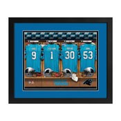 Carolina Panthers Locker Room Custom Print, MLR13FBBNFPANT