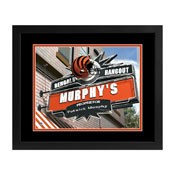 Cincinnati Bengals Hangout Sign Custom Print, MSH13FBBNFBENG