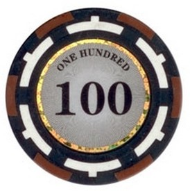 Z-Pro Poker Series Poker Chip $100 13.5g Sold by the Roll, ZPro13.5-100