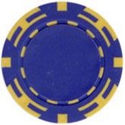 Z Striped Poker Chip 14g Purple SOLD BY THE ROLL, zsv2-prp