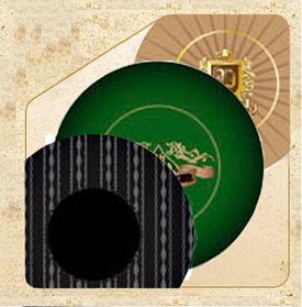 Custom Round Poker Table Layout, AGS-CPTLR