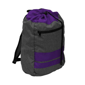 Plain Purple Journey Backsack, 001-64J-PURPLE