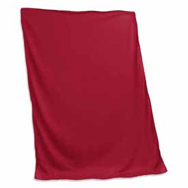 Plain Cardinal Sweatshirt Blanket, 001-74-CARDINAL