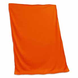 Plain Orange Sweatshirt Blanket, 001-74-ORANGE