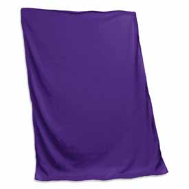 Plain Purple Sweatshirt Blanket, 001-74-PURPLE