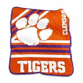 Clemson Raschel Throw, 123-26A