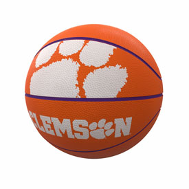 Clemson Mascot Official-Size Rubber Basketball, 123-91FR-1