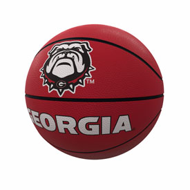 Georgia Mascot Official-Size Rubber Basketball, 142-91FR-1