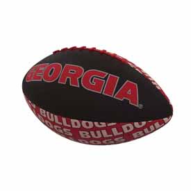 Georgia Repeating Mini-Size Rubber Football, 142-93MR-3