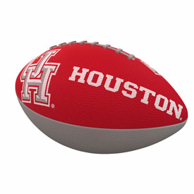 Houston Combo Logo Junior-Size Rubber Football, 148-93JR-1
