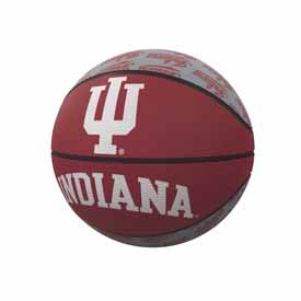Indiana Repeating Logo Mini-Size Rubber Basketball, 153-91MR-1