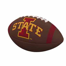 IA State Team Stripe Official-Size Composite Football, 156-93FC-1