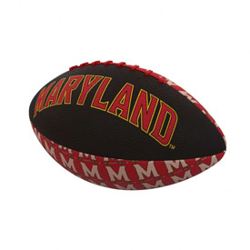 Maryland Repeating Mini-Size Rubber Football, 167-93MR-3