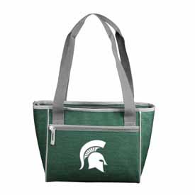 MI State Crosshatch 16 Can Cooler Tote, 172-83-CR1