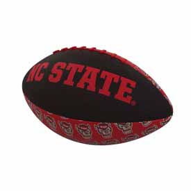 NC State Repeating Mini-Size Rubber Football, 186-93MR-3