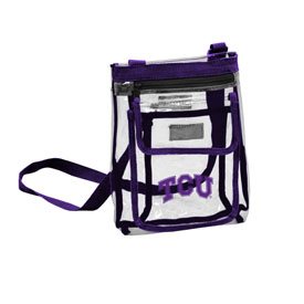 TCU Gameday Clear Crossbody, 215-66P