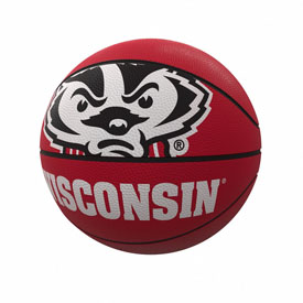 Wisconsin Mascot Official-Size Rubber Basketball, 244-91FR-1