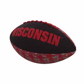 Wisconsin Repeating Mini-Size Rubber Football, 244-93MR-3