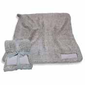Plain Gray Trim Frosty Fleece, 001-25F-GRAY
