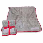 Plain Red Trim Frosty Fleece, 001-25F-RED