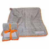 Plain Tangerine Trim Frosty Fleece, 001-25F-TANGERINE