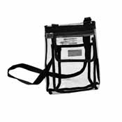 Plain Black Gameday Clear Crossbody, 001-66P-BLACK